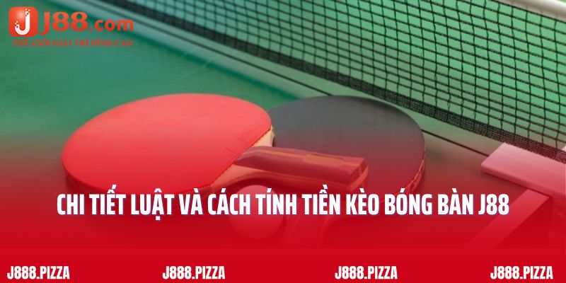 Chi tiết luật và cách tính tiền kèo bóng bàn J88