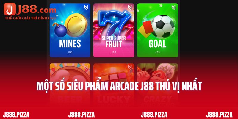 Một số siêu phẩm arcade J88 thú vị nhất