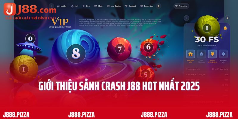 Giới thiệu sảnh crash J88 hot nhất 2025